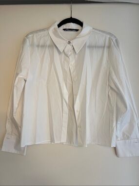 Zara White Collared Shirt